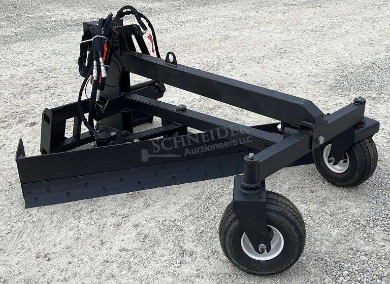 Unused 8' skid steer grader blade