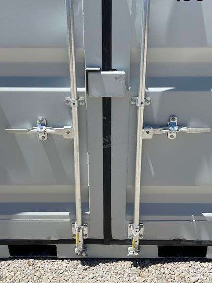 Unused 8' steel storage container