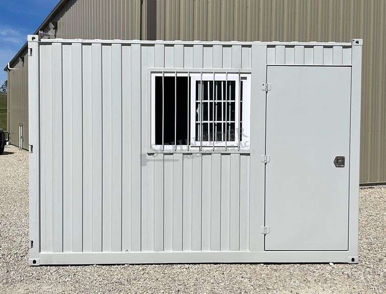 Unused 12' steel storage container