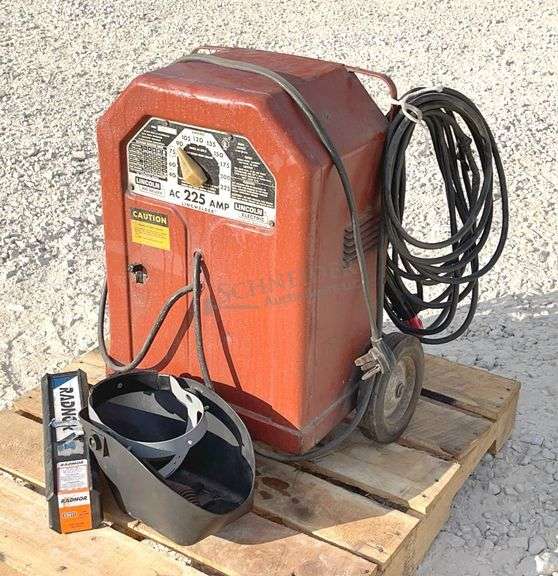Lincoln AC 225 stick welder w/ leads & accessories