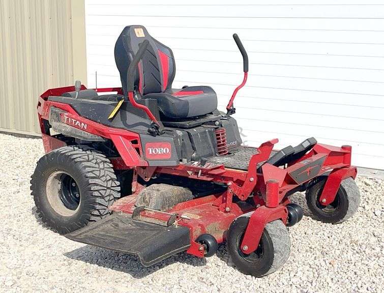 2024 Toro Titan zero turn mower, from the estate of Dr. Ken Buchmann