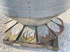 Circle K galvanized hog feeder