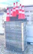 250 unused 28" poly traffic cones