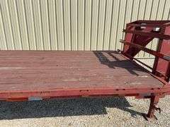 1996 PJ 25' flatbed gooseneck trailer