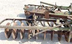 John Deere 10' wheel disc