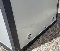 Unused portable double toilet unit