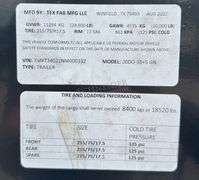 2022 Tex Fab 40' flatbed gooseneck trailer