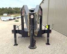 2022 Trailerman 32.5' gooseneck flatbed w/ hydraulic dovetail