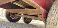 1996 PJ 25' flatbed gooseneck trailer