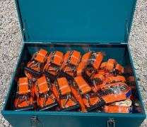 24 unused 27' ratchet straps in box