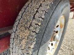 1996 PJ 25' flatbed gooseneck trailer