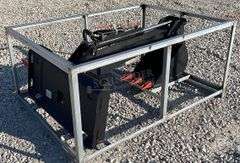 Unused skid steer fixed arm backhoe w/ 14" bucket