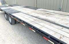 2018 Iron Bull 34' flatbed gooseneck trailer