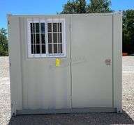 Unused 8' steel storage container