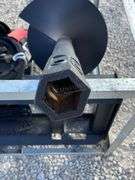 Unused skid steer auger w/ 3 augers