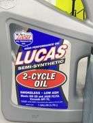 2-gallons and 1-pint of 2-cycle engine oil