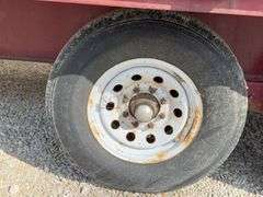 1996 PJ 25' flatbed gooseneck trailer