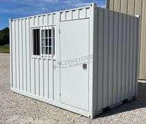 Unused 12' steel storage container