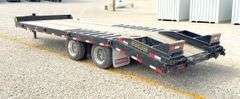 2022 Pitts 24.5' flatbed equipment trailer