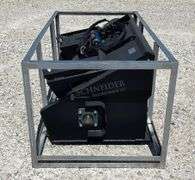 Unused skid steer mixing bucket