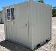 Unused 8' steel storage container