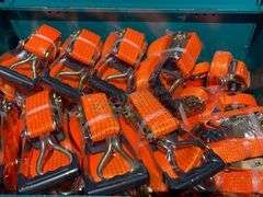 24 unused 27' ratchet straps in box