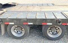 2022 Pitts 24.5' flatbed equipment trailer