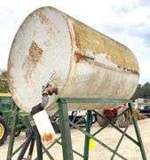225 gallon steel fuel tank on stand
