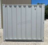 Unused 8' steel storage container