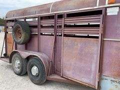 1991 Rawhide 16' stock trailer