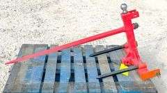 3-pt. bale spear w/ gooseneck & receiver hitch