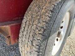 1996 PJ 25' flatbed gooseneck trailer