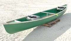 Coleman poly/alum. 17' canoe w/ paddles