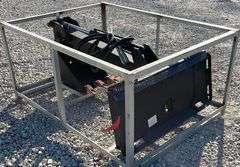 Unused skid steer fixed arm backhoe w/ 14" bucket