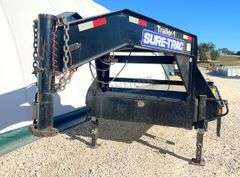 2019 Sure-Trac 25' flatbed gooseneck trailer