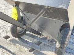 Rugid dumping lawn trailer