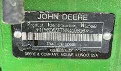 2022 John Deere 5065E tractor w/ loader