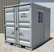 Unused 9' steel storage container