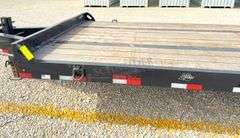 2022 Pitts 24.5' flatbed equipment trailer