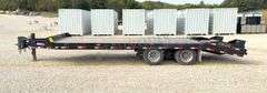 2022 Pitts 24.5' flatbed equipment trailer