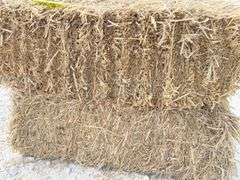 50 small square bales of straw