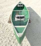 Coleman poly/alum. 17' canoe w/ paddles