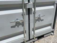 Unused 9' steel storage container