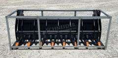 Unused 6.5' skid steer brush grapple