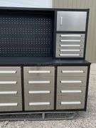 Unused 10' toolbox workbench w/ top