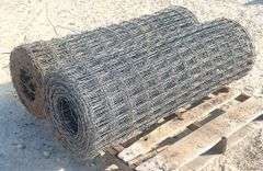 2- rolls of 48" woven wire fencing