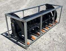 Unused 6.5' skid steer brush grapple