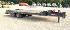 2022 Pitts 24.5' flatbed equipment trailer