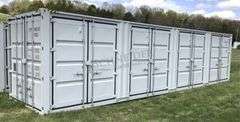 40' storage container w/ 4 side doors
