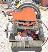 Ridgid 1822-I pipe threader on stand